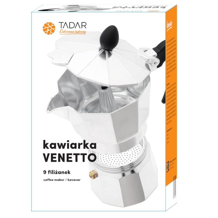 Tadar, Venetto, kawiarka do espresso, aluminiowa
