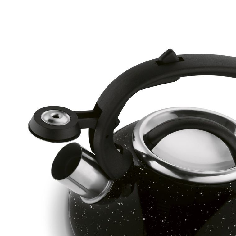 Tadar, Vita, czajnik nierdzewny, czarny, marble, 2 l czarny marble