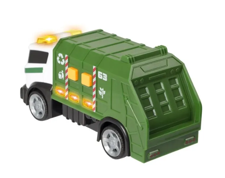 Teamsterz, Śmieciarka, pojazd, światło i dźwięk