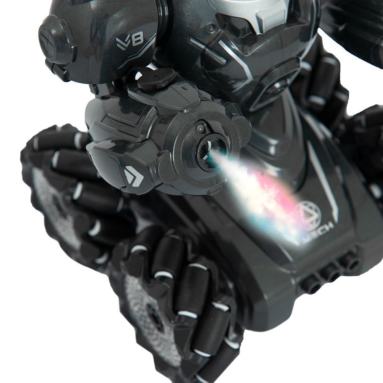 Tech-Bot, robot z funkcją pary, zabawka zdalnie sterowana