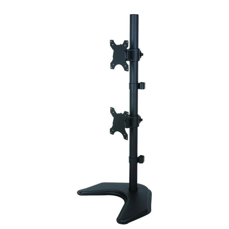 Techly, podstawa pod dwa monitory, biurkowa, pionowa, 13-27", LCD, 10 kg