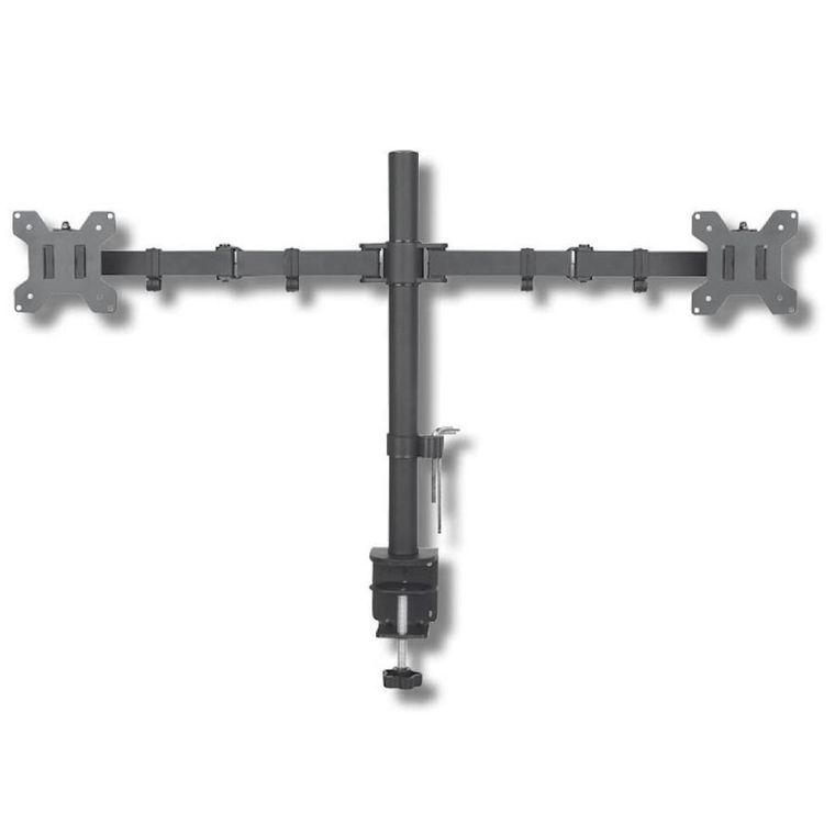 Techly, podwójne ramię biurkowe, LED/LCD 13-27"