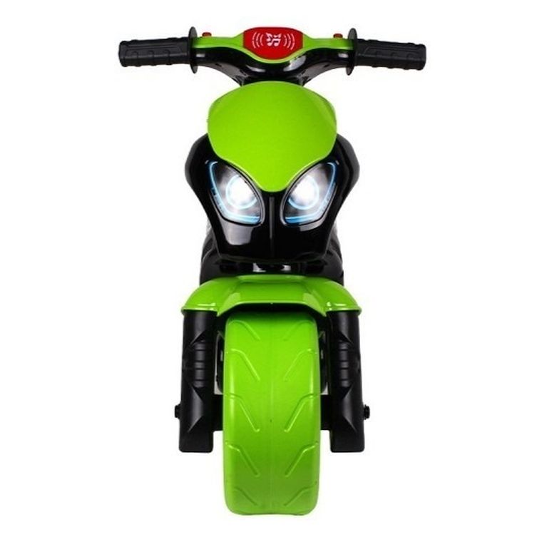 TechnoK, jeździk, motocykl, czarno-zielony