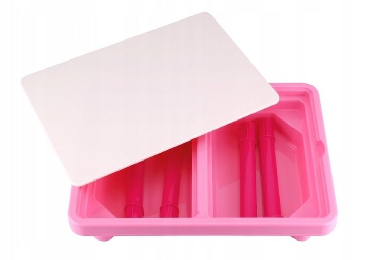 TechnoK, stół do zabawy, różowy