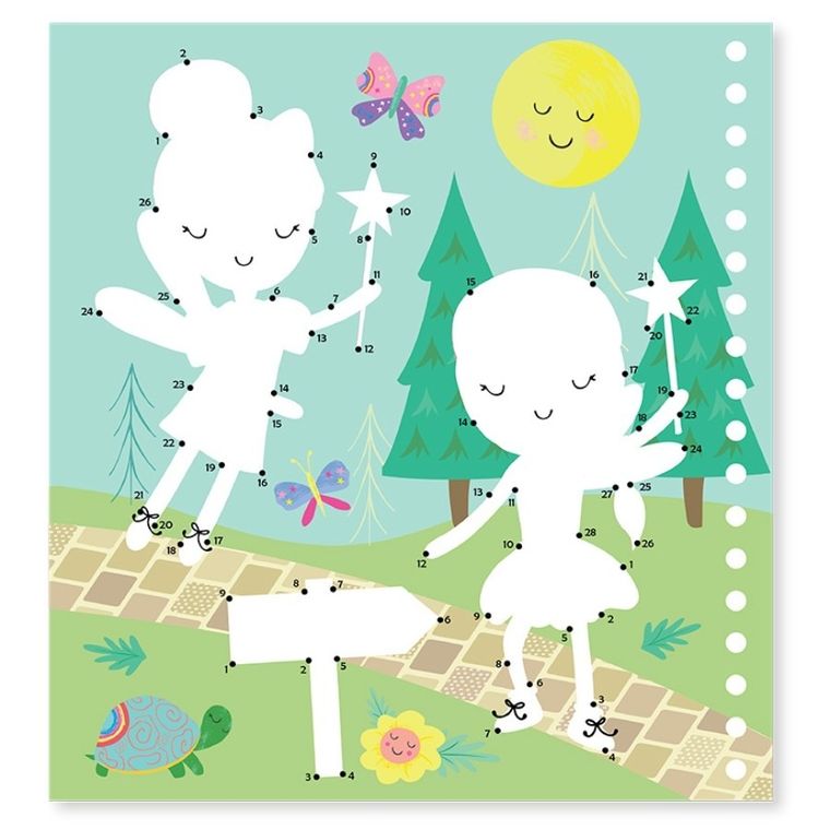 Tęczowe Wróżki. Magiczna kolorowanka wodna z zadaniamimi