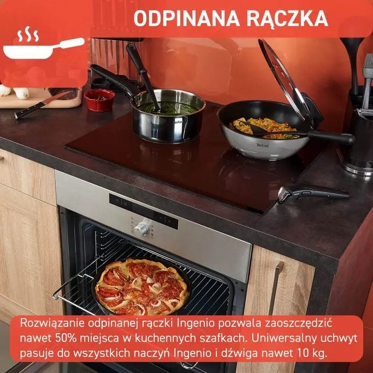 Tefal, Ingenio Emotion, zestaw garnków, L897S574, 5 elementów