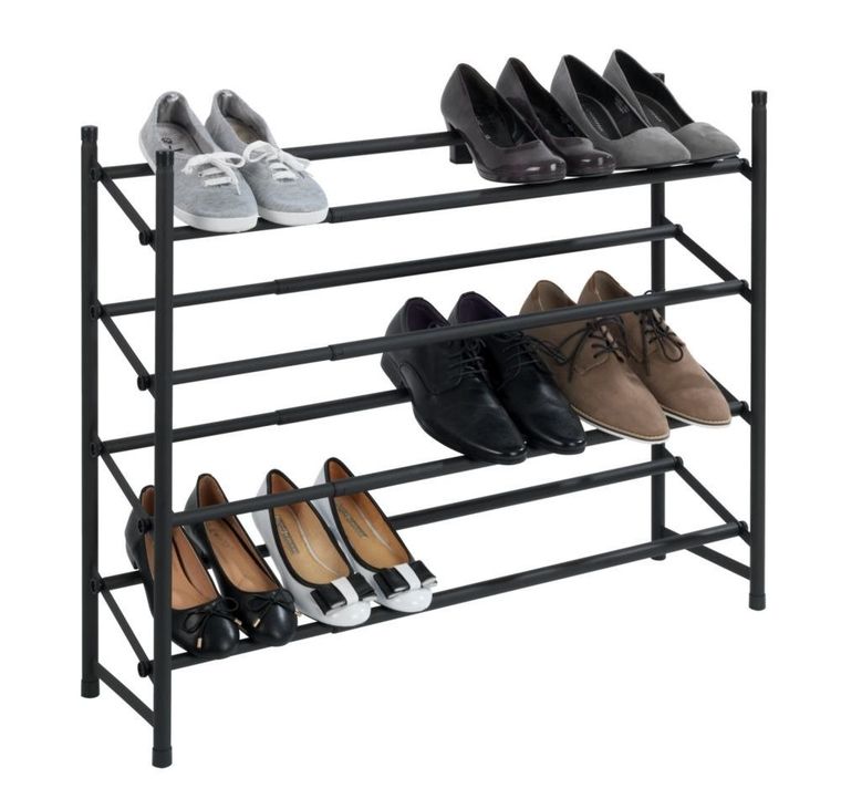 Teleskopowy stojak na buty, hero, czarny