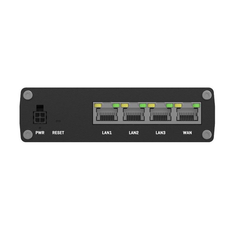 Teltonika, przemysłowy router, RUTM08, 4xGbE