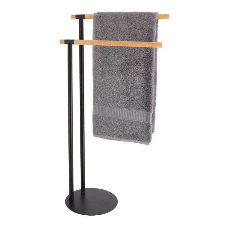 Tendance, stojak na ręczniki, dwuramienny, mat, 77.5-39.5-22 cm