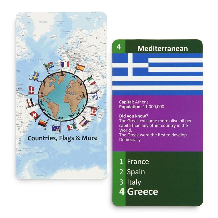 The Purple Cow, Go Fish, Kraje, flagi i inne, podróżna gra karciana