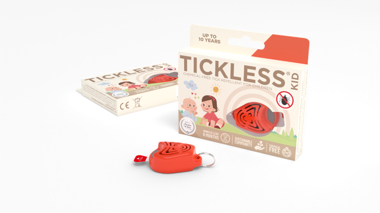 Tickless, Kid, ultradźwiękowa ochrona przed kleszczami, Orange
