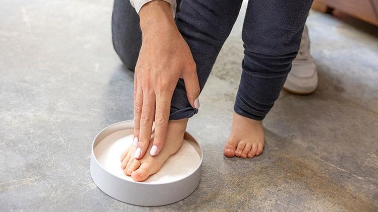 Tiny Love Creations, Magic Box, okrągłe pudełko na odcisk