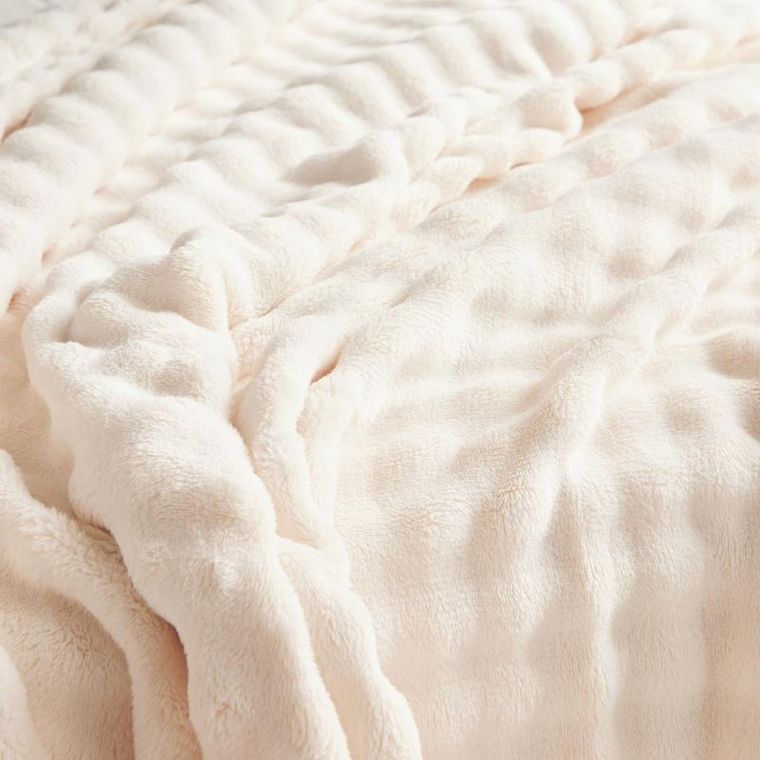 Today, koc z tłoczonym wzorem, 130-180 cm, Moeli