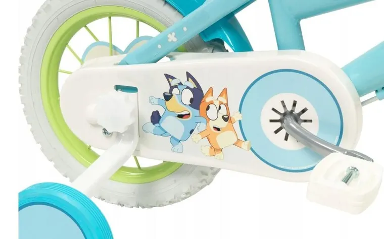 Toimsa, Bluey, rower, błękitno-limonkowy, 12"