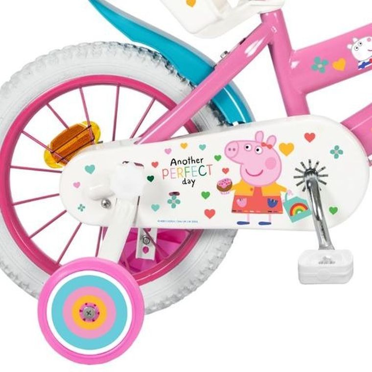 Toimsa, Świnka Peppa, rower, 14", różowy