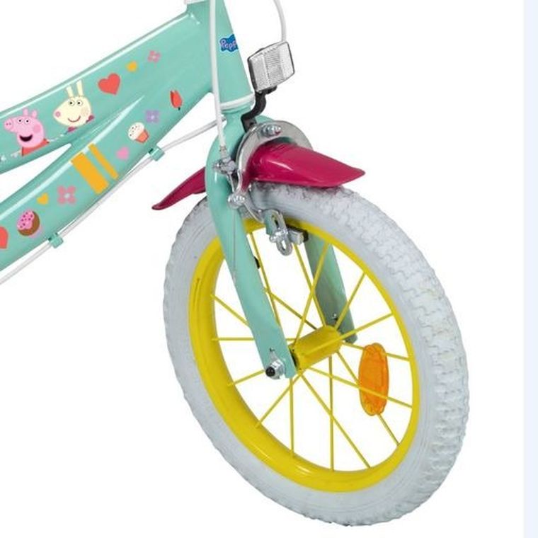 Toimsa, Świnka Peppa, rower, 14", zielony