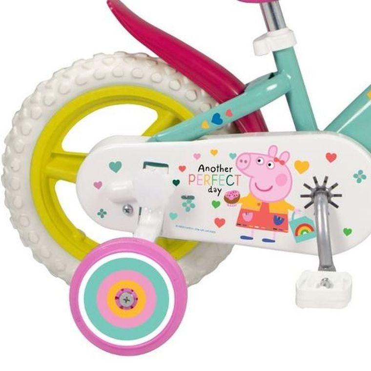 Toimsa, Świnka Peppa, rower, zielony, 12"