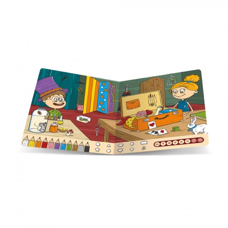 Tolki Book. My first colours and shapes. Interactive talking book. Wersja angielska