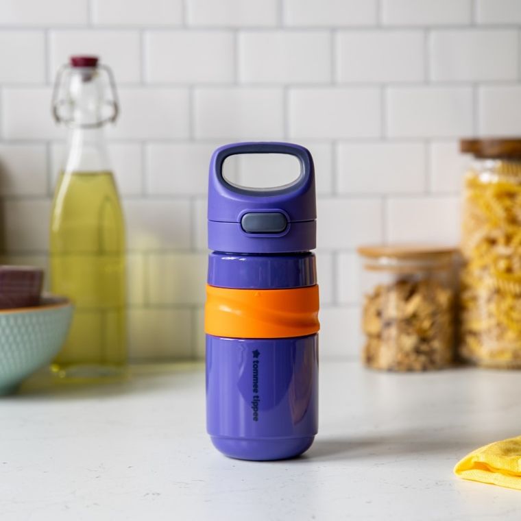 Tommee Tippee, FlipTop, bidon, fioletowy, 18m+