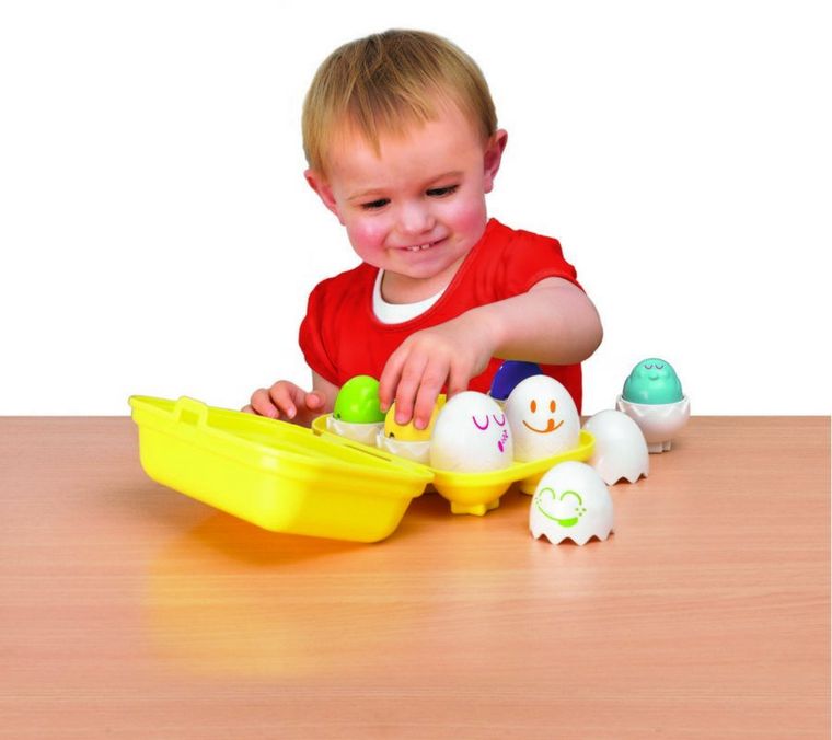 Tomy, Jajeczka z dźwiękami, zabawka interaktywna