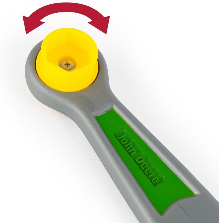 Tomy, John Deere, pas z narzędziami