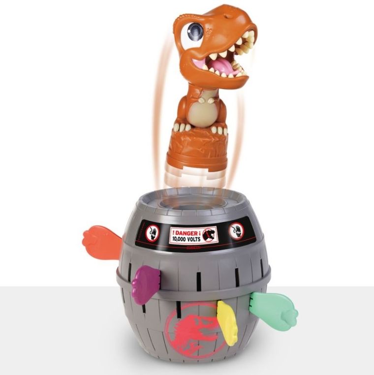 Tomy, Jurassic World, Pop Up, T-Rex, gra familijna