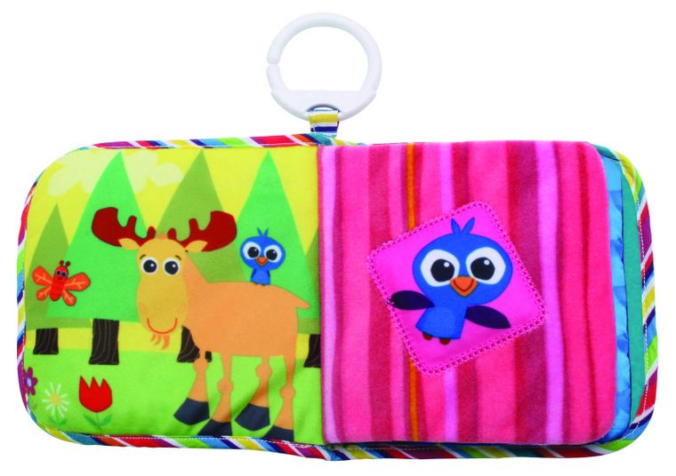 Tomy, Lamaze, książeczka odkrywcy materiałowa