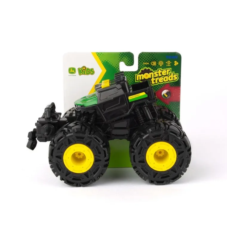Tomy, Monster Treads, John Deere, traktor, samochód z światłem i dźwiękiem
