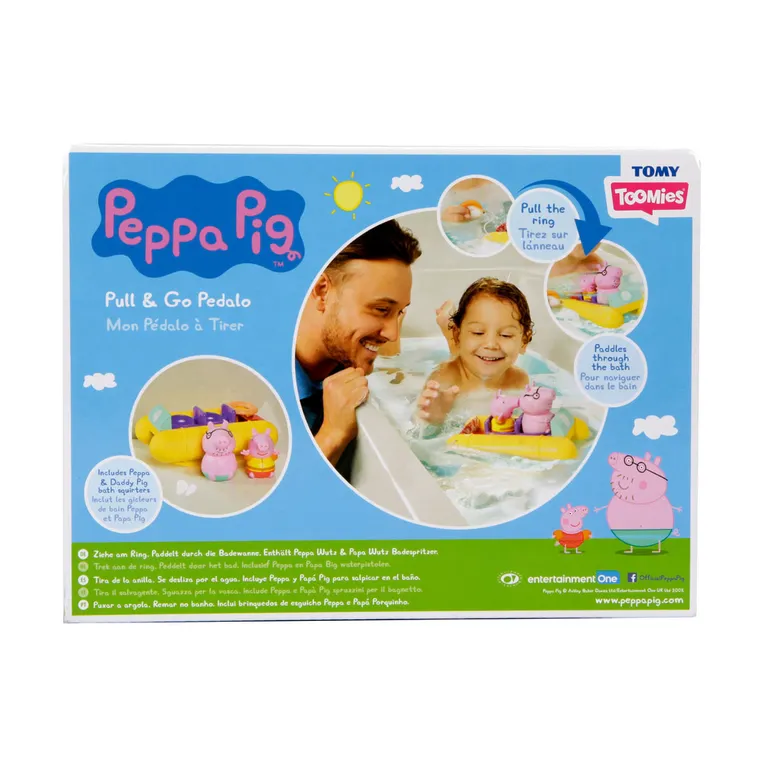 Tomy, Świnka Peppa, pływający ponton z figurkami