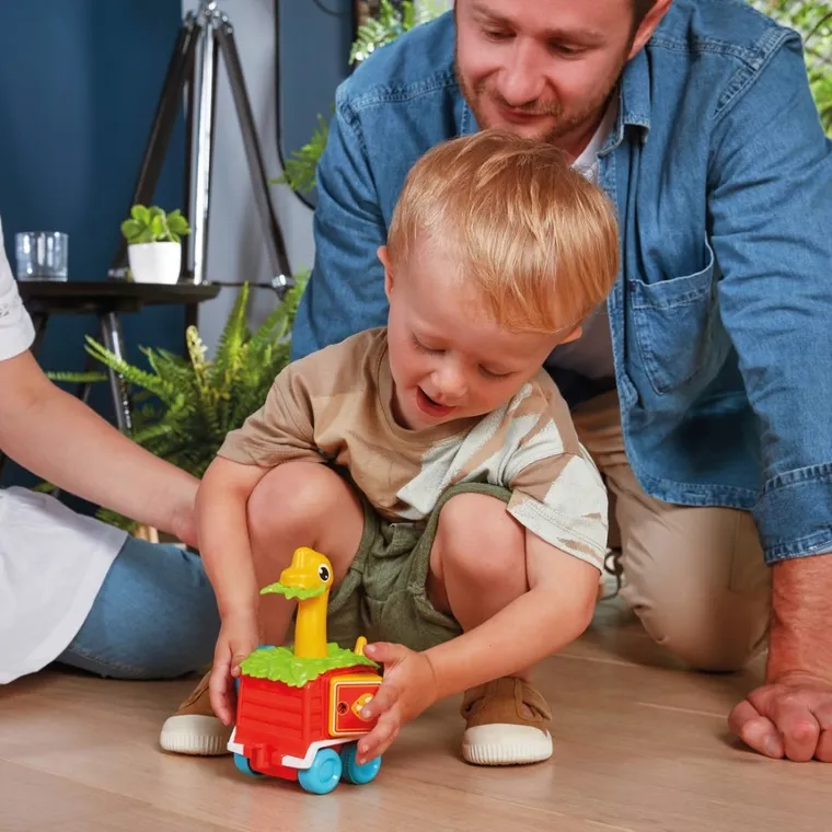 Tomy, Toomies, Dino, pojazd z przyczepą