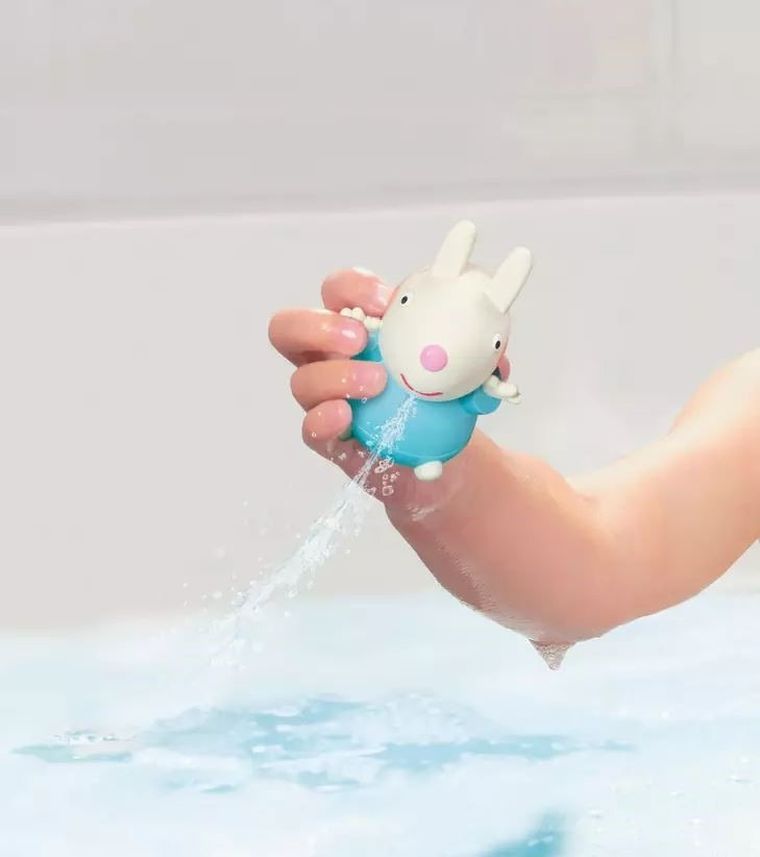 Toomies, Świnka Peppa, zestaw pontoników z figurkami, zabawka do kąpieli