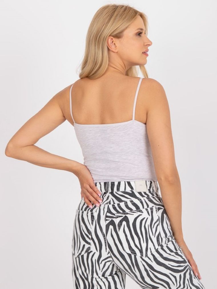 Top damski, beżowy, Berrak