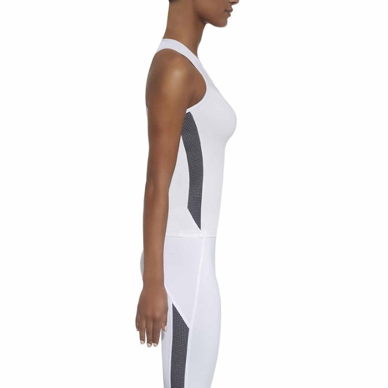 Top damski, biały, Bas Black