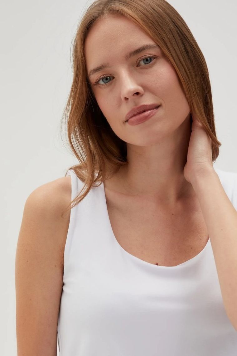 Top damski, biały, Moodo