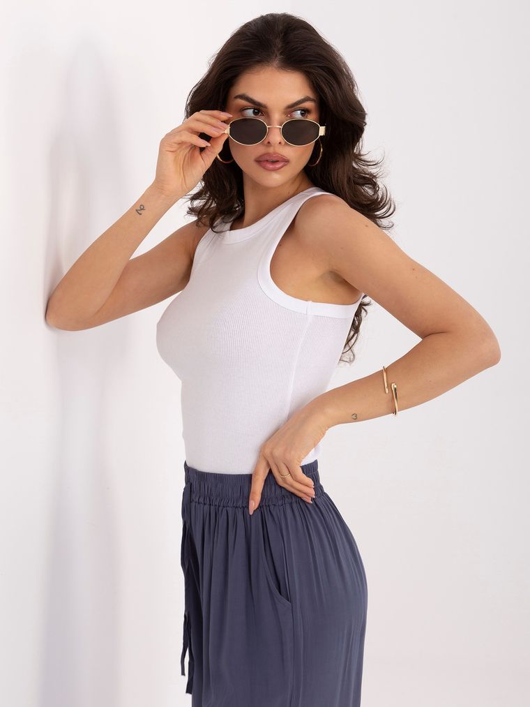 Top damski, biały, Sublevel