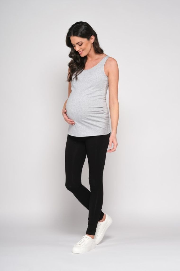 Top damski, ciążowy, szary, Cool Mama