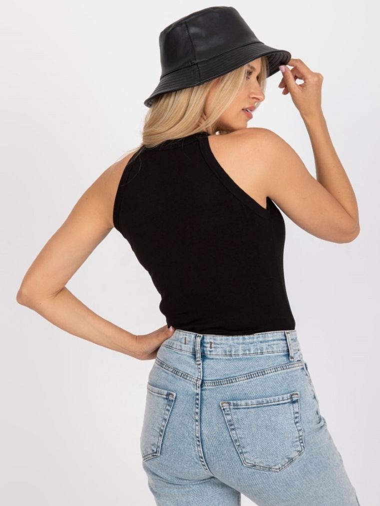 Top damski, czarny, Berrak