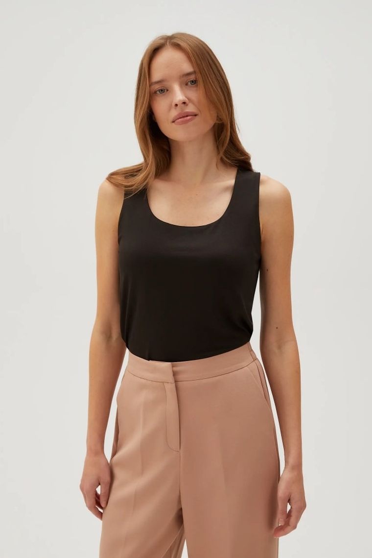 Top damski, czarny, Moodo