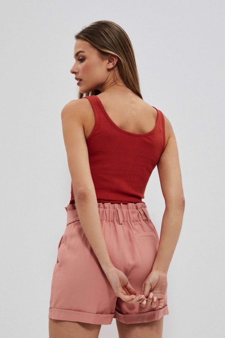 Top damski, czerwony, Moodo