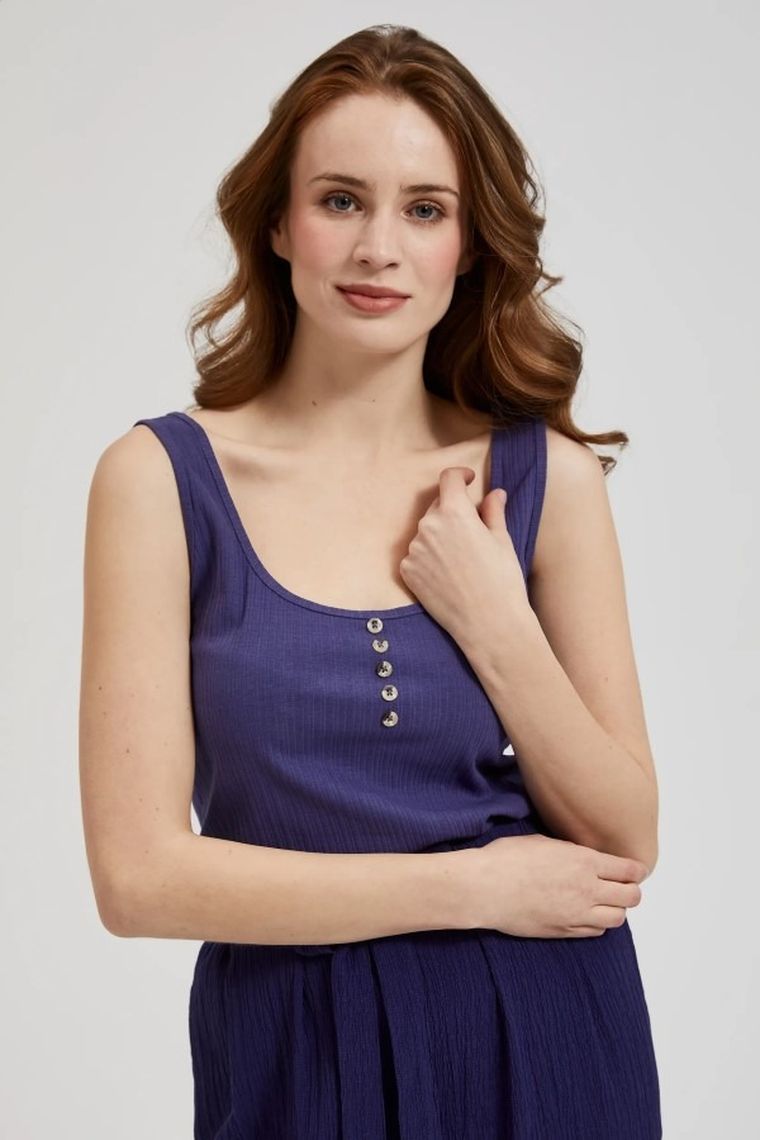 Top damski, fioletowy, Moodo