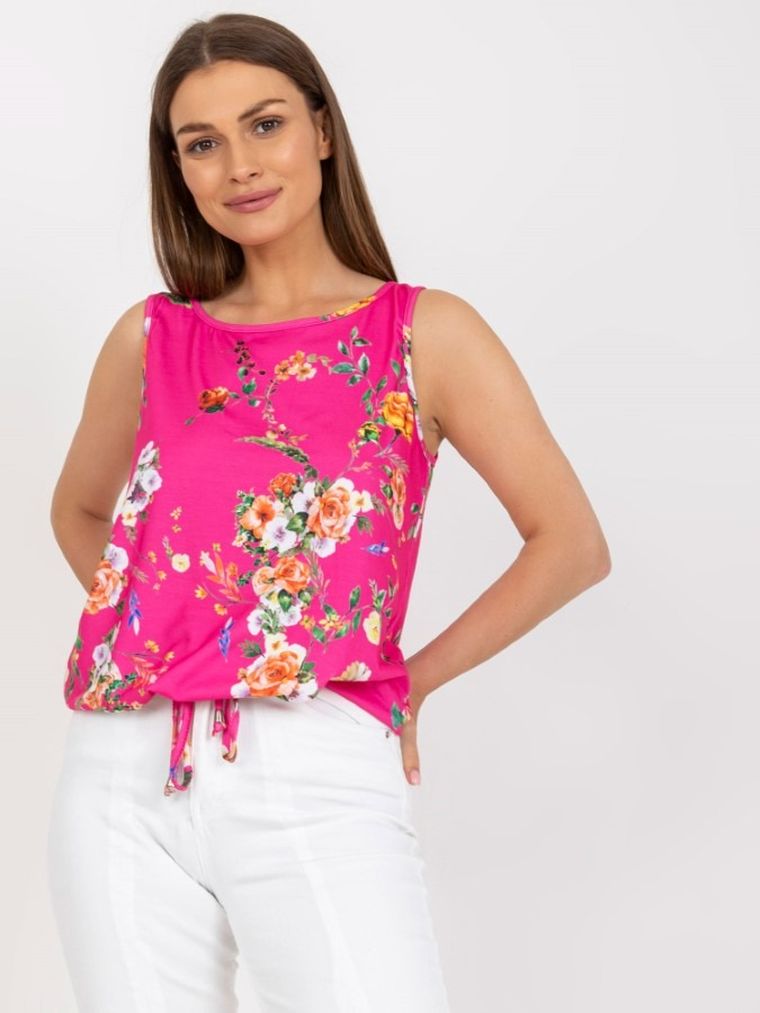 Top damski, różowy, Relevance