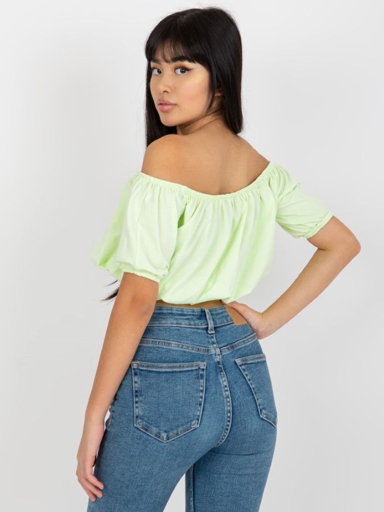 Top damski, zielony, Lily Rose