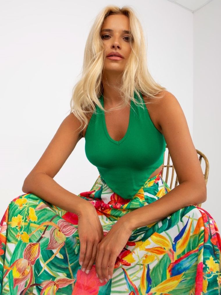 Top damski, zielony, Rue Paris