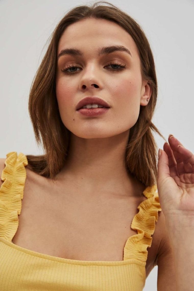 Top damski, żółty, Moodo