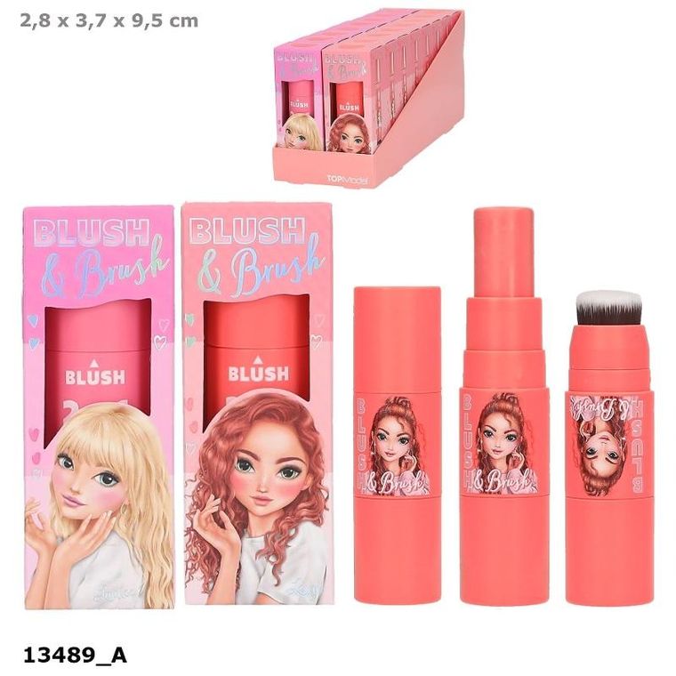 Top Model, Beauty&Me, róż z pędzelkiem, 1 szt.