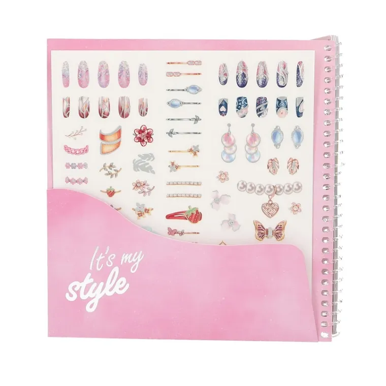 Top Model, Dress Me Up, Face, zestaw kreatywny z naklejkami