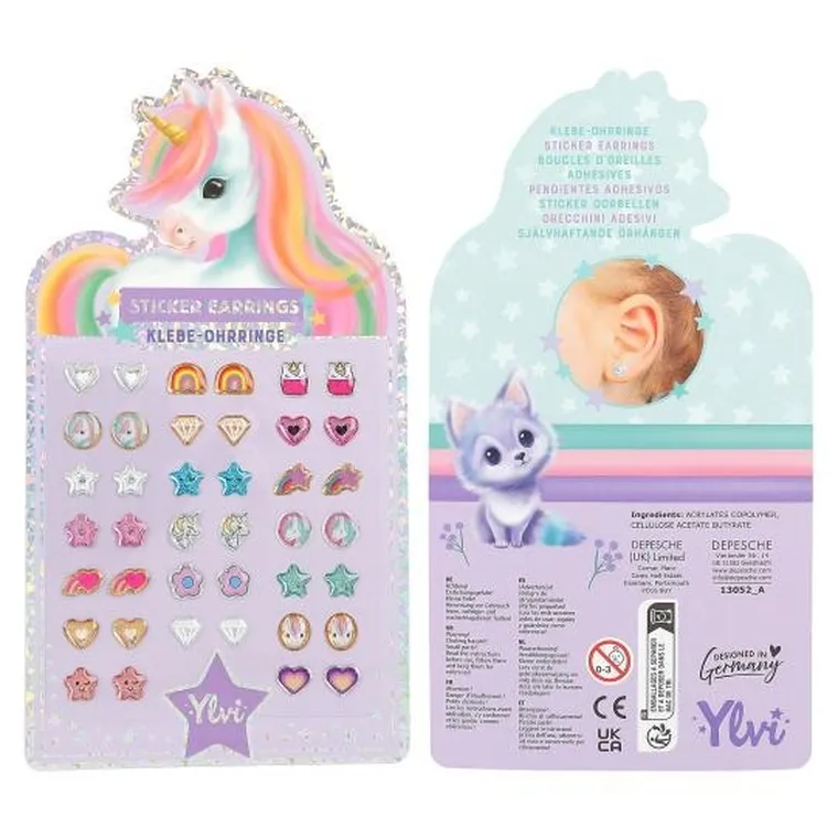 Top Model, Jednorożec Ylvi, kolczyki samoprzylepne