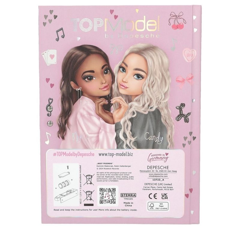 Top Model, My BFF, pamiętnik na kod z dźwiękiem