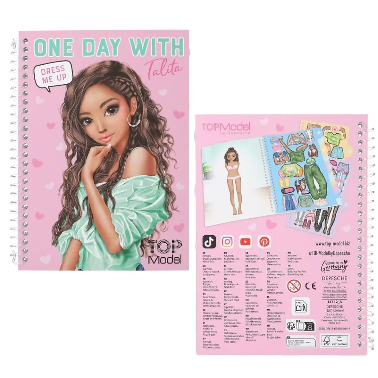 Top Model, One Day, Dress me up, zestaw kreatywny, 1 szt.