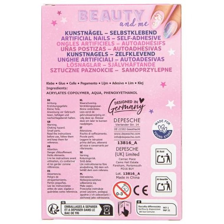 Top Model, sztuczne paznokcie owalne